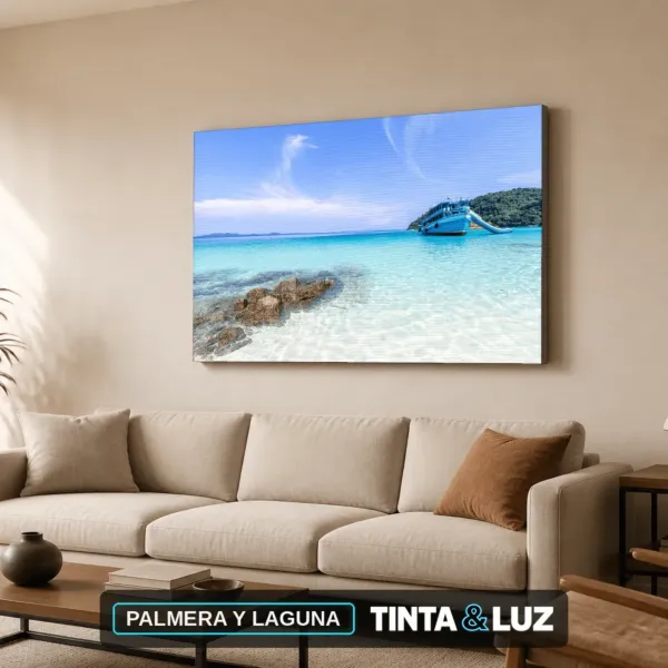 PALMERA Y LAGUNA