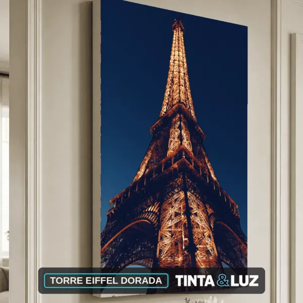 TORRE EIFFEL DORADA