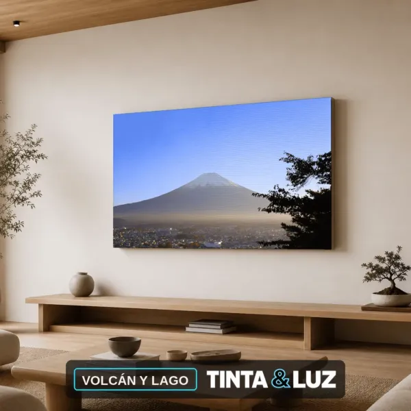 VOLCÁN Y LAGO