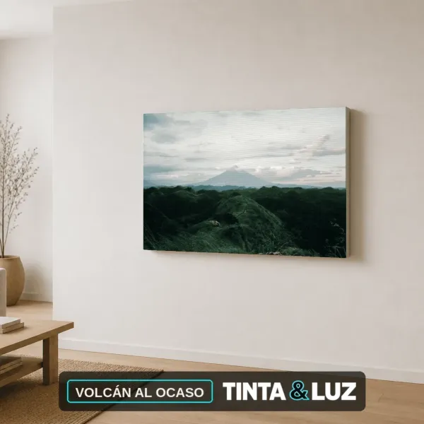 VOLCÁN AL OCASO