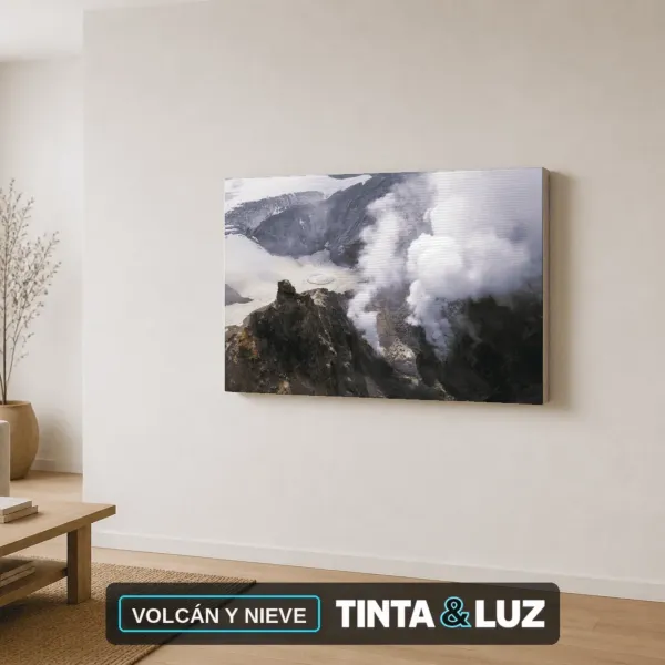 VOLCÁN Y NIEVE