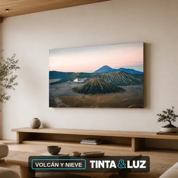 VOLCÁN Y NIEVE
