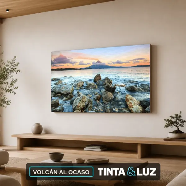 VOLCÁN AL OCASO