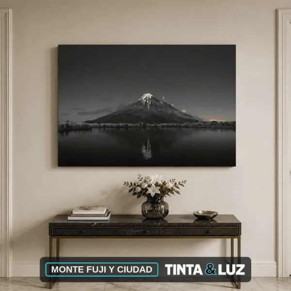MONTE FUJI Y CIUDAD