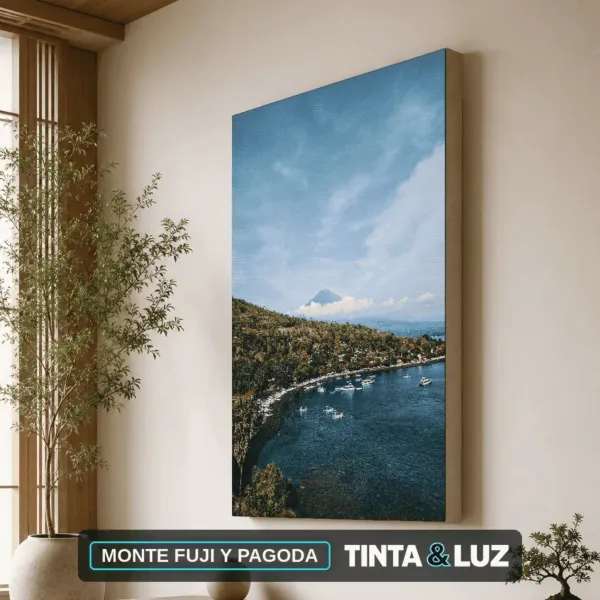 MONTE FUJI Y PAGODA