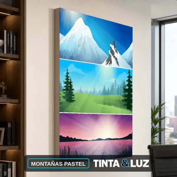 MONTAÑAS PASTEL