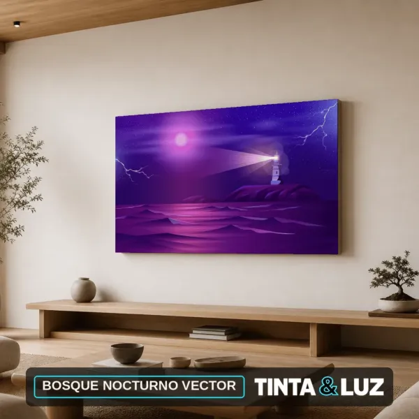 BOSQUE NOCTURNO VECTOR
