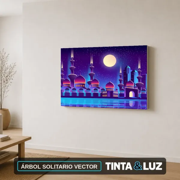 ÁRBOL SOLITARIO VECTOR