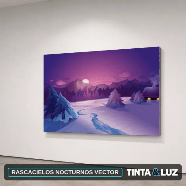 RASCACIELOS NOCTURNOS VECTOR