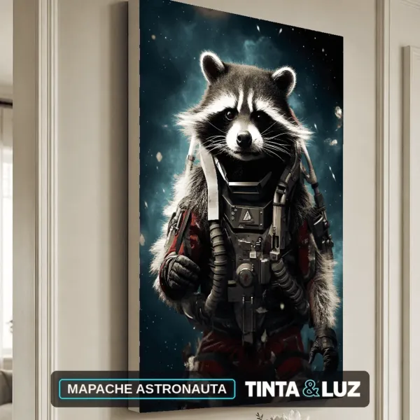 MAPACHE ASTRONAUTA