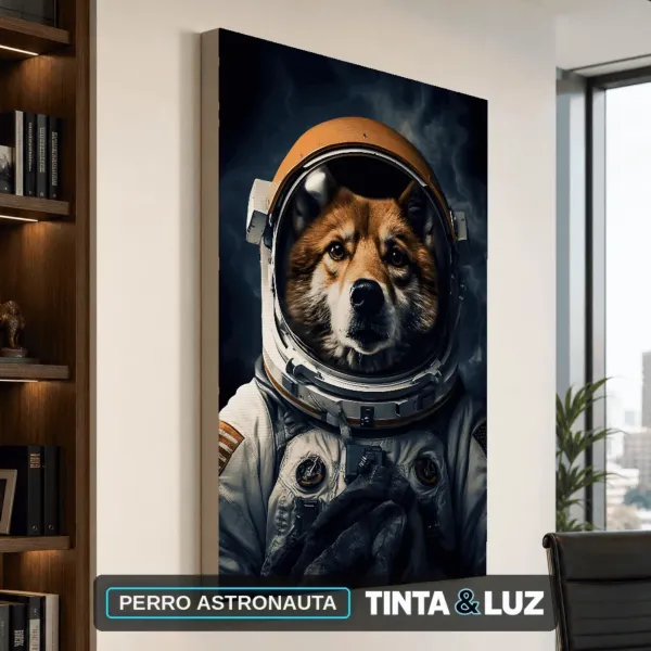PERRO ASTRONAUTA