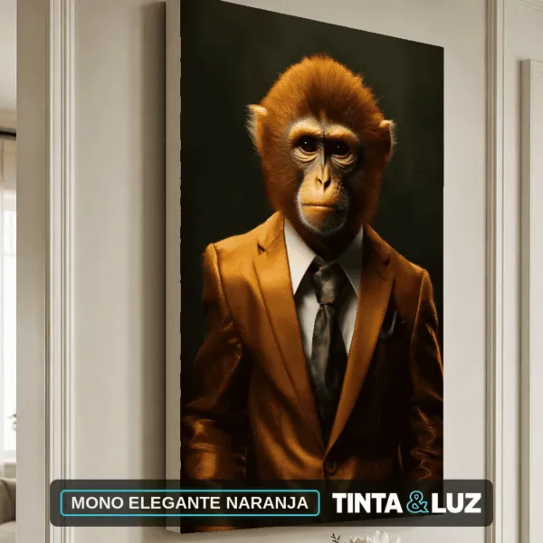 MONO ELEGANTE NARANJA