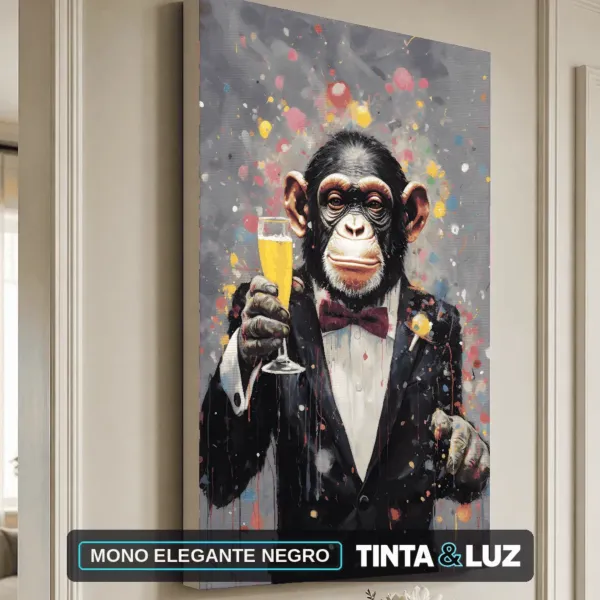 MONO ELEGANTE NEGRO