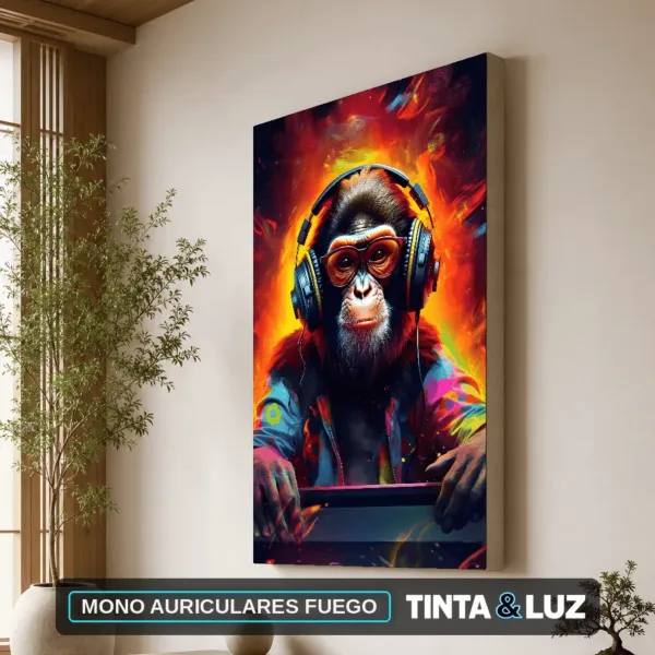 MONO AURICULARES FUEGO