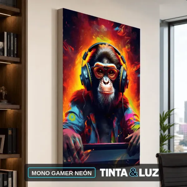 MONO GAMER NEÓN