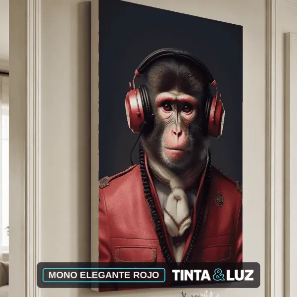 MONO ELEGANTE ROJO