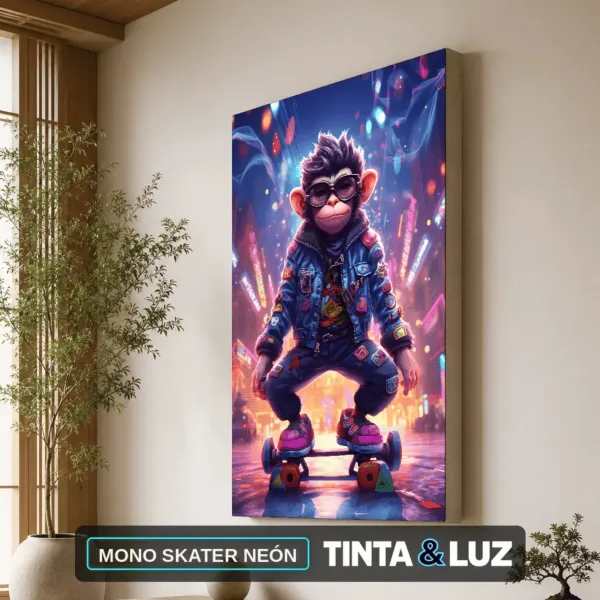 MONO SKATER NEÓN