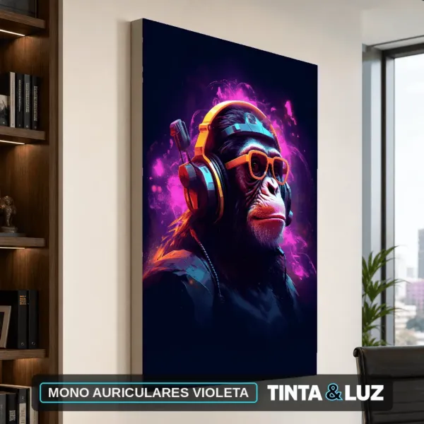 MONO AURICULARES VIOLETA