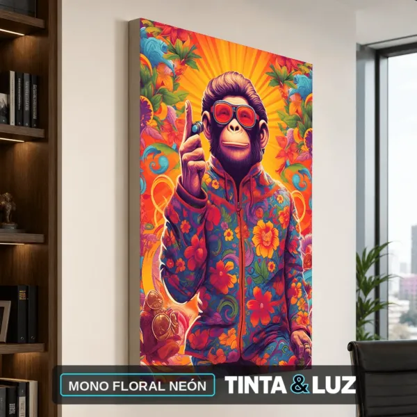 MONO FLORAL NEÓN