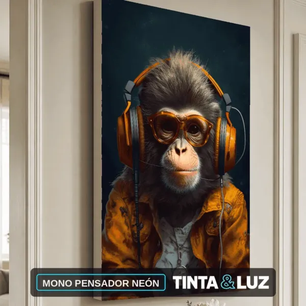 MONO PENSADOR NEÓN