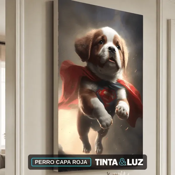 PERRO CAPA ROJA