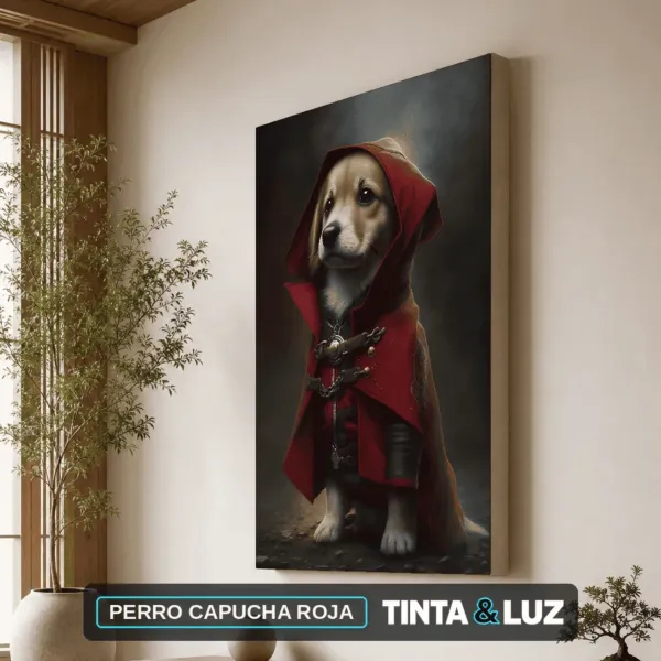 PERRO CAPUCHA ROJA