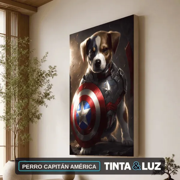 PERRO CAPITÁN AMÉRICA