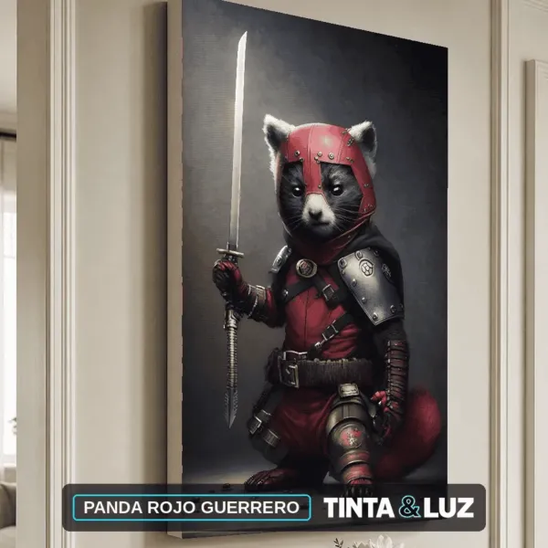 PANDA ROJO GUERRERO