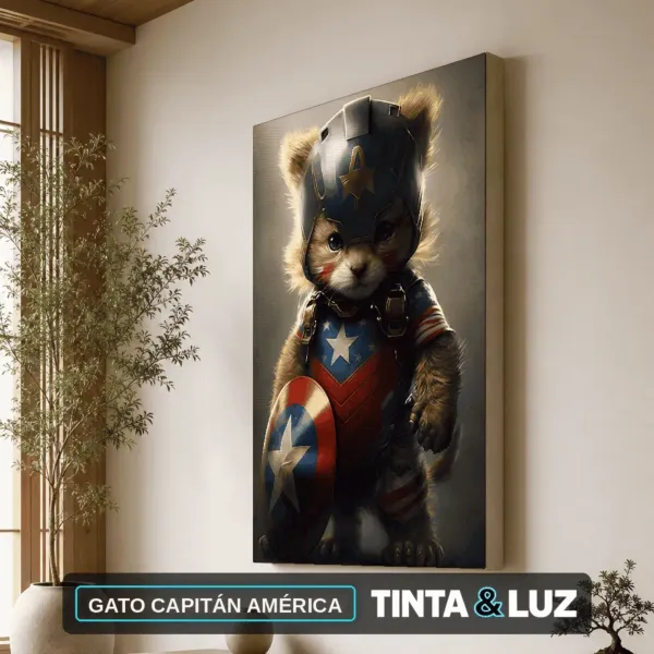GATO CAPITÁN AMÉRICA