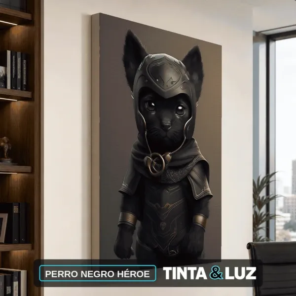 PERRO NEGRO HÉROE