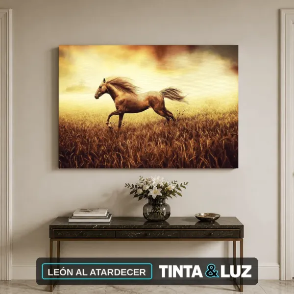 LEÓN AL ATARDECER