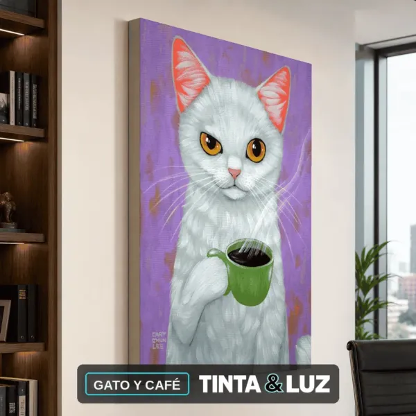GATO Y CAFÉ