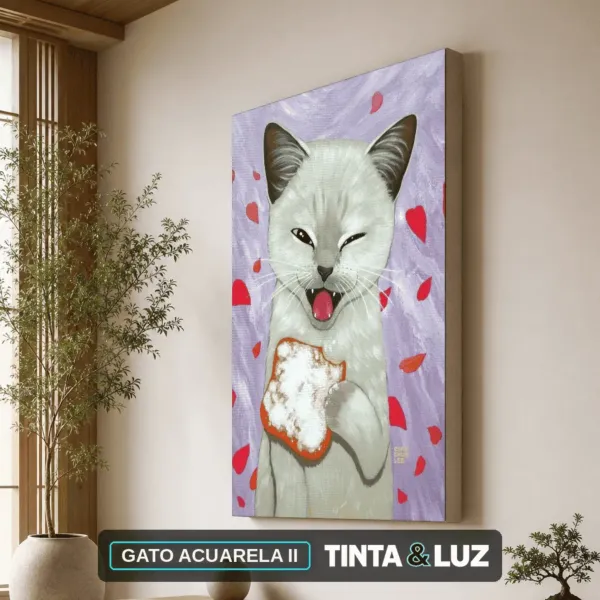 GATO ACUARELA II