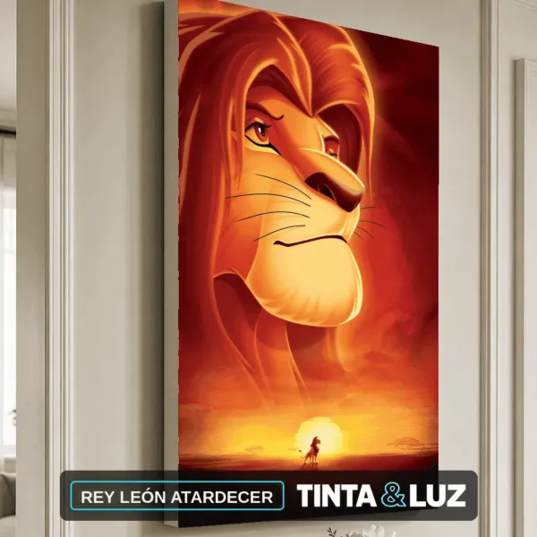 REY LEÓN ATARDECER