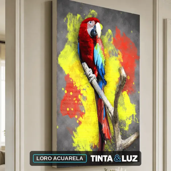 LORO ACUARELA