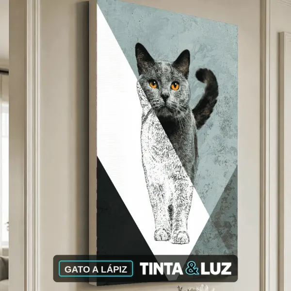 GATO A LÁPIZ