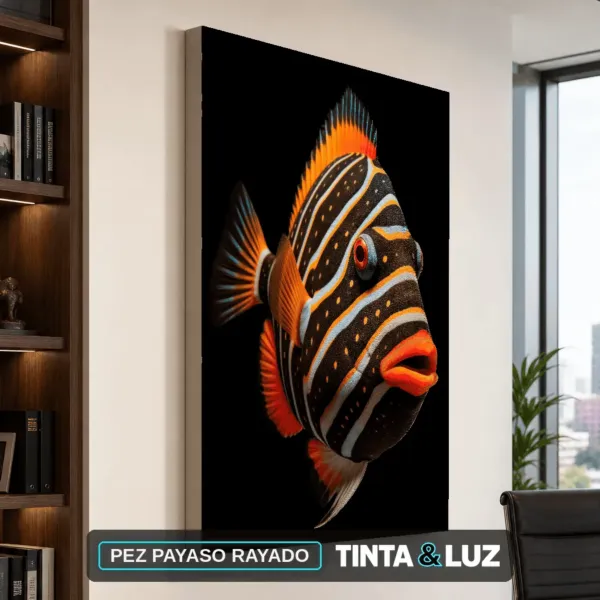 PEZ PAYASO RAYADO