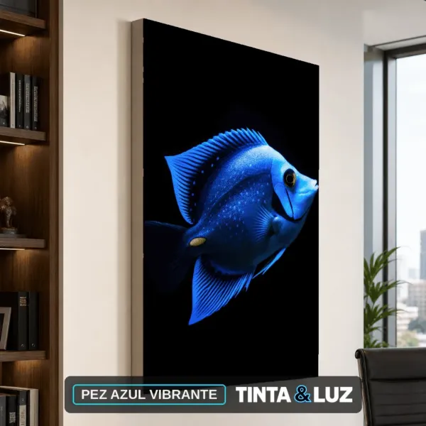 PEZ AZUL VIBRANTE