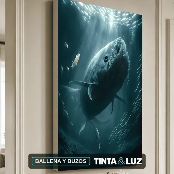 BALLENA Y BUZOS