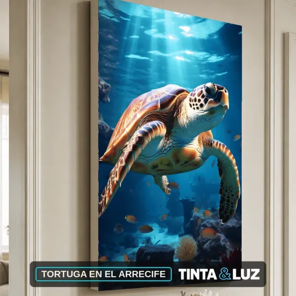 TORTUGA EN EL ARRECIFE