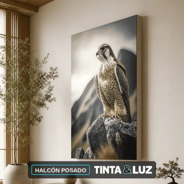 HALCÓN POSADO