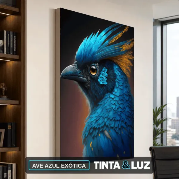 AVE AZUL EXÓTICA