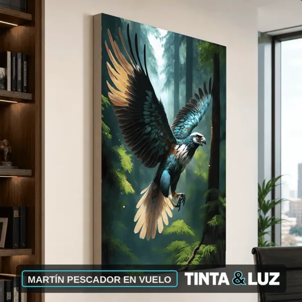 MARTÍN PESCADOR EN VUELO