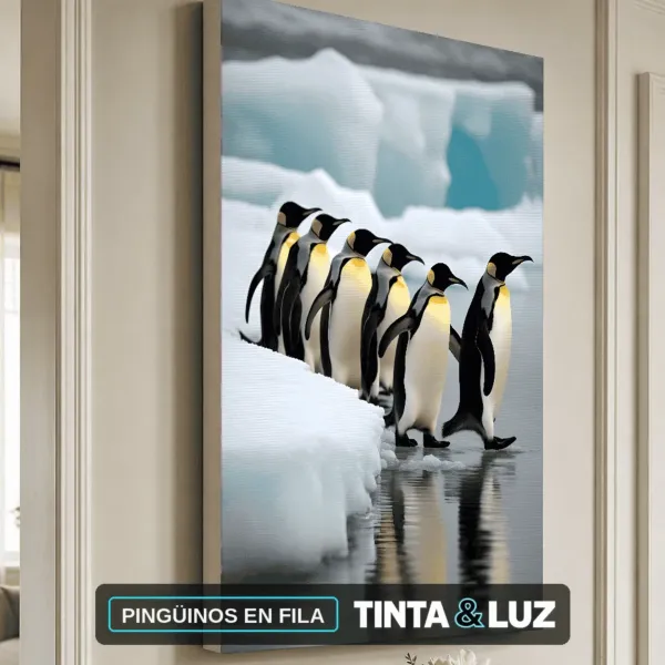 PINGÜINOS EN FILA