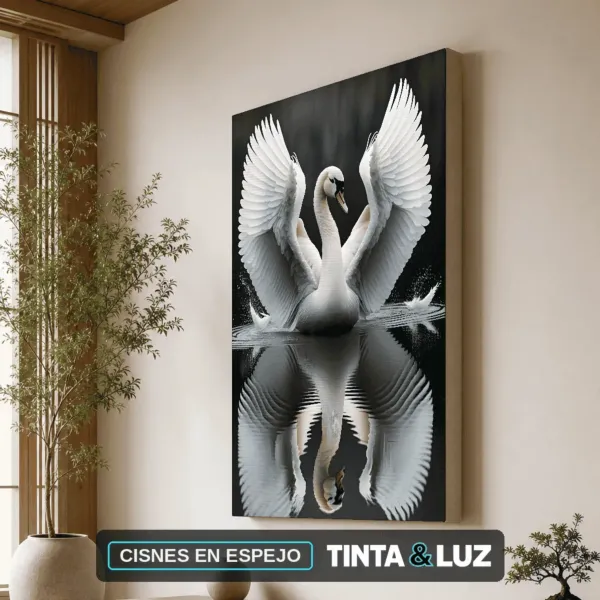 CISNES EN ESPEJO