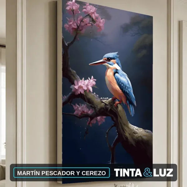 MARTÍN PESCADOR Y CEREZO