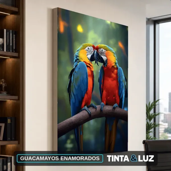 GUACAMAYOS ENAMORADOS