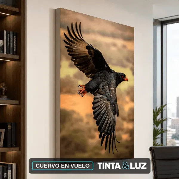CUERVO EN VUELO