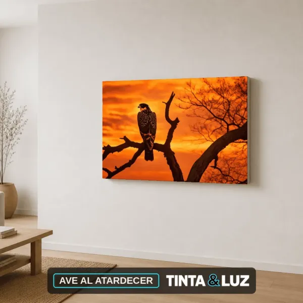 AVE AL ATARDECER