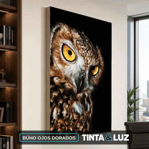 BÚHO OJOS DORADOS